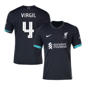 VIRGIL #4 Liverpool Away  Soccer Jersey 2024/25 - UCL Top Soccer Jerseys Store
