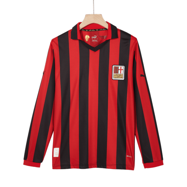 AC Milan Long Sleeve  Soccer Jersey 2024/25 - 125th Anniversary Top Soccer Jerseys Store